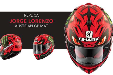 [Street] Shark Helmets unveils the Race-R Pro Replica Lorenzo Austrian GP Mat
