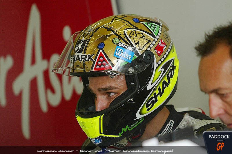 [Exclusive] Johann Zarco's helmet decorations (2011)
