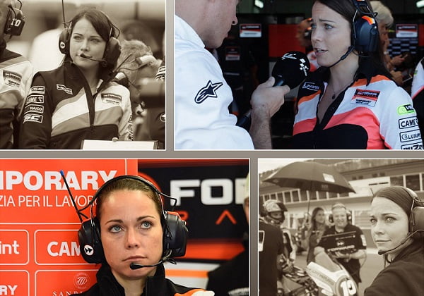 Moto2: Milena Koerner, from umbrella girl to team manager