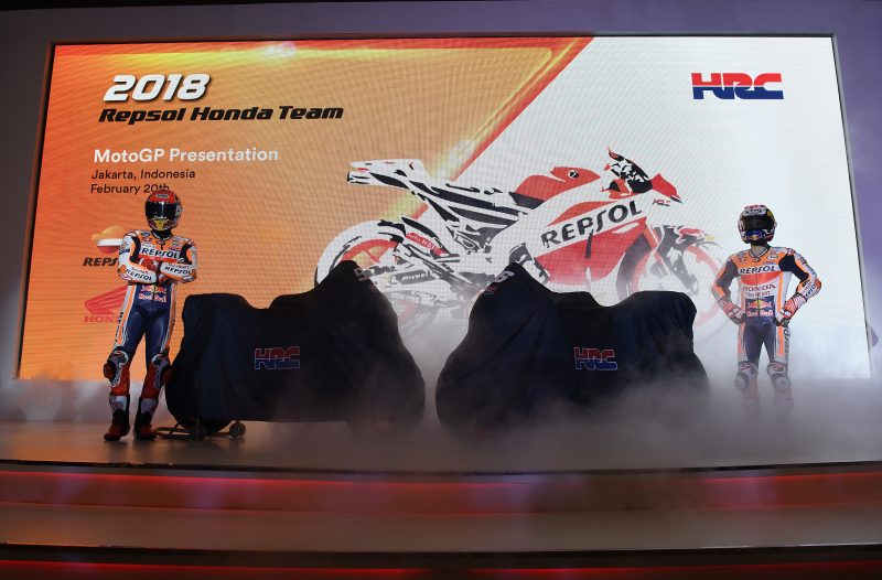 MotoGP le team Repsol Honda 2018 se présente à Jakarta !