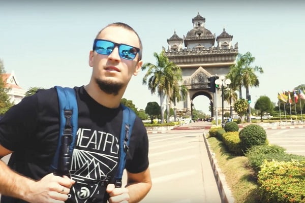 [People] Before the Buriram MotoGP tests, Karel Abraham explores Laos (Video)