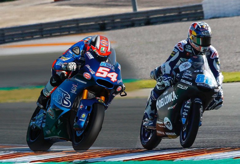 Tests Moto2/Moto3 Valencia J.3 : Mattia Pasini et Jorge Martin ont la banane !