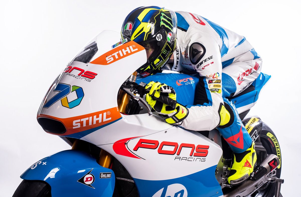 Moto2: Mesmas motos mas novos pilotos! Apresentação da equipe Pons HP40 (vídeo + fotos)