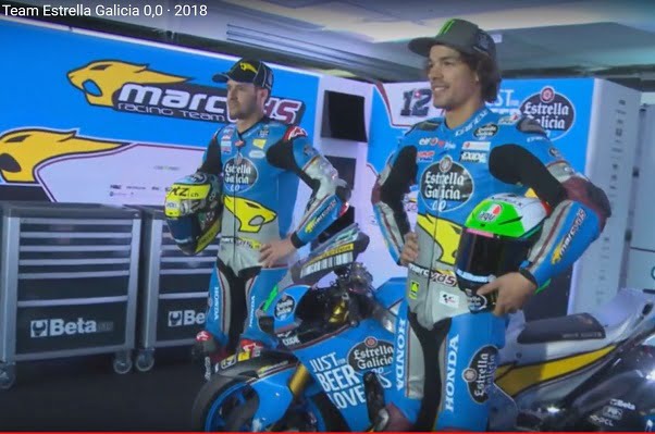 Presentation of Team Marc VDS MotoGP with Franco Morbidelli and Tom Lüthi