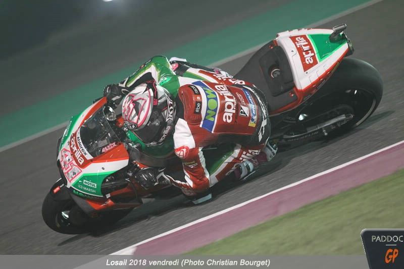 MotoGP #QatarGP Losail J.2 : Le nouveau moteur Aprilia n’a pas suffi !