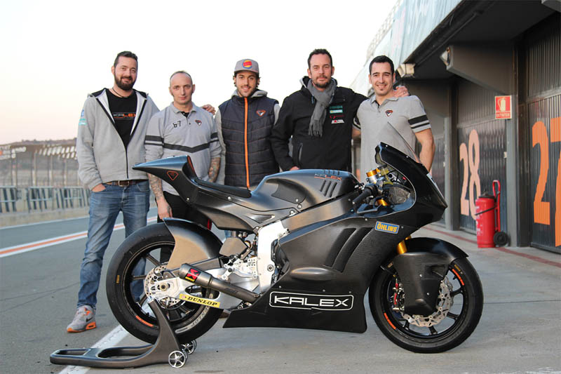 Moto2: First time and first feedback on the Kalex-Triumph!