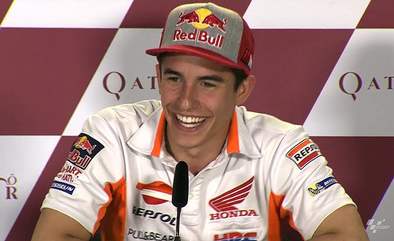 MotoGP #QatarGP Losail J.0 Conférence de presse Marc Marquez : le renouvellement, la moto, le désaccord avec Michelin, etc. (Intégralité)