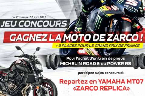 [Street] Maxxess vous propose de gagner une Yamaha MT07 Zarco Replica +2 entrées VIP pour le HJC Helmets Grand-Prix de France !
