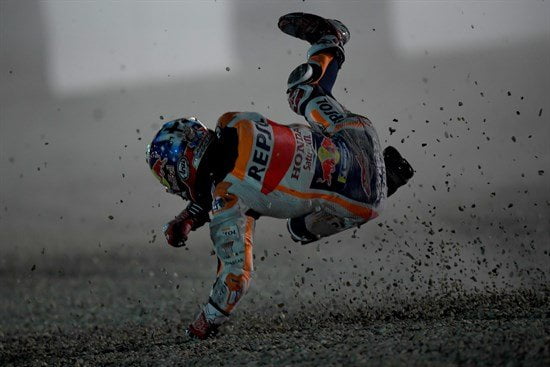 MotoGP #QatarTest J.1 Dani Pedrosa : deux « petites » chutes et puis s’en va !