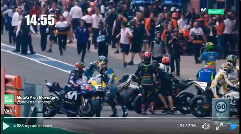 MotoGP Argentine : Une vidéo inédite forte pour une situation exceptionnelle !