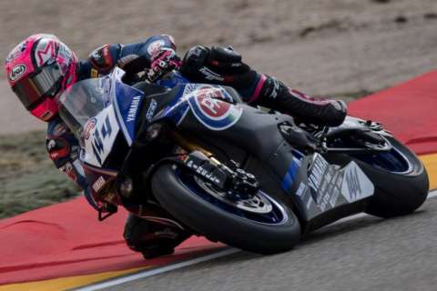 Supersport in Aragon: The front row as a birthday present for Lucas Mahias