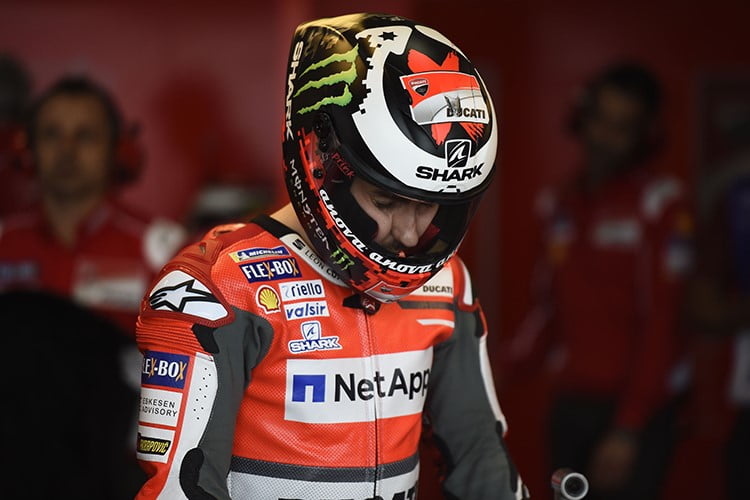 MotoGP Jorge Lorenzo: “Estou fazendo tudo para que funcione com a Ducati”