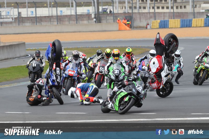 [CP] FSBK : Triple doublé au Mans en Championnat de de France Superbike !