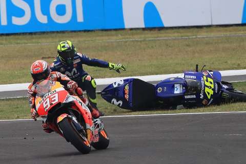 MotoGP Argentine J.3 Valentino Rossi : « Márquez n’est pas venu pour s’excuser mais faire de la communication »