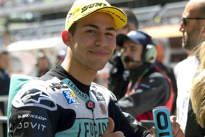 Austin Moto3 : Bastianini enfin de retour ! Dalla Porta commet une erreur (Team Leopard Racing)