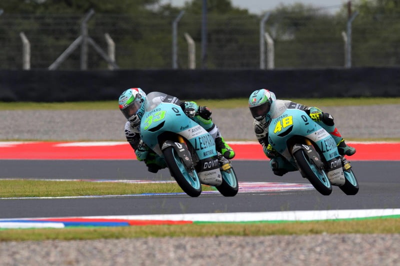 Moto3: A equipa Leopard Racing tranquilizou-se na Argentina