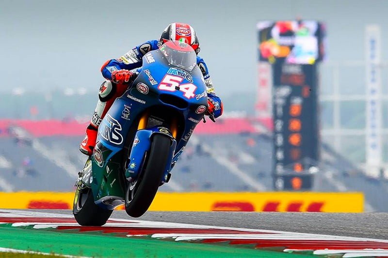 Austin Moto2 : Mauvais choix pour Mattia Pasini, nouveaux points pour Andrea Locatelli (Italtrans Racing Team)