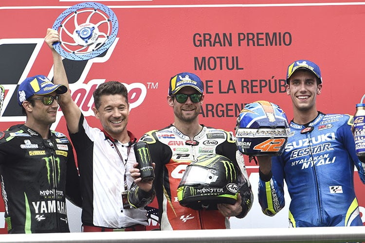 MotoGP Cal Crutchlow : « En Argentine je leur ai montré une mauvaise trajectoire avant de prendre la bonne et de gagner »