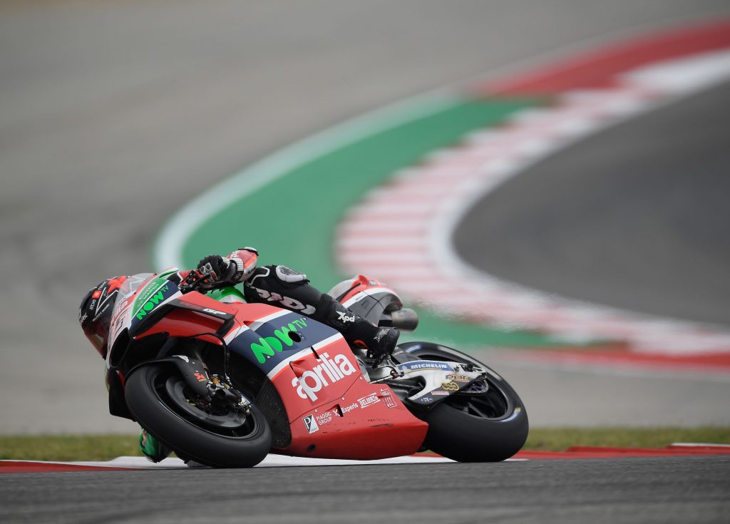 [Vidéo] Austin MotoGP J.4 Test privé pour Aprilia au Texas