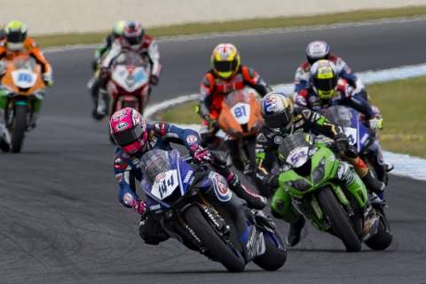 Supersport: Lucas Mahias tops the world championship in Aragon