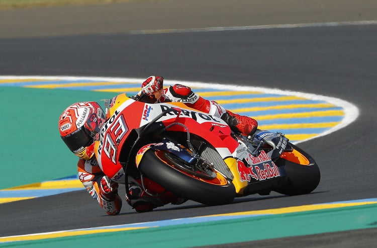HJC Grand Prix de France MotoGP Warm Up: Marquez en toute sérénité, Zarco à terre, accroché par Lüthi