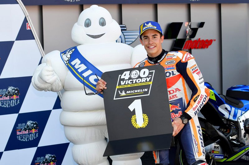 [CP] Michelin celebrates its 400th victory, Marquez reigns in Spain