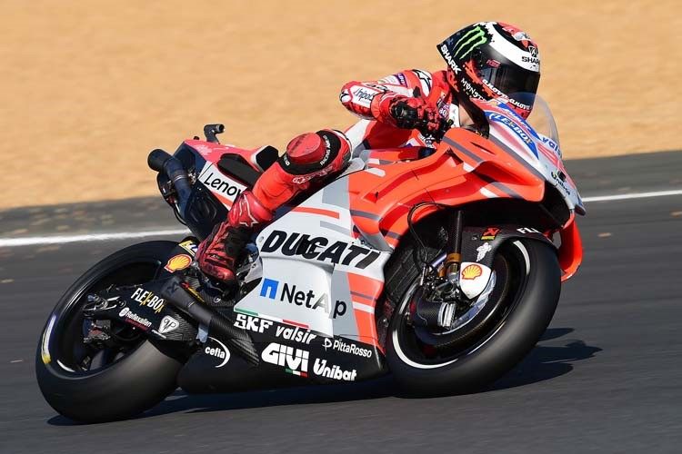 HJC Grande Prêmio da França J.1 Jorge Lorenzo: “Estou feliz por Dovizioso e pela Ducati, e isso não muda nada para mim”
