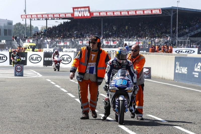 HJC French Moto3 Grand Prix: Bad luck and sadness for Martín and Di Giannantonio (Team Gresini)