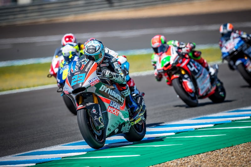 Jerez Moto2 : Vierge au pied du podium, Schrötter épatant malgré sa blessure (Team Intact GP)