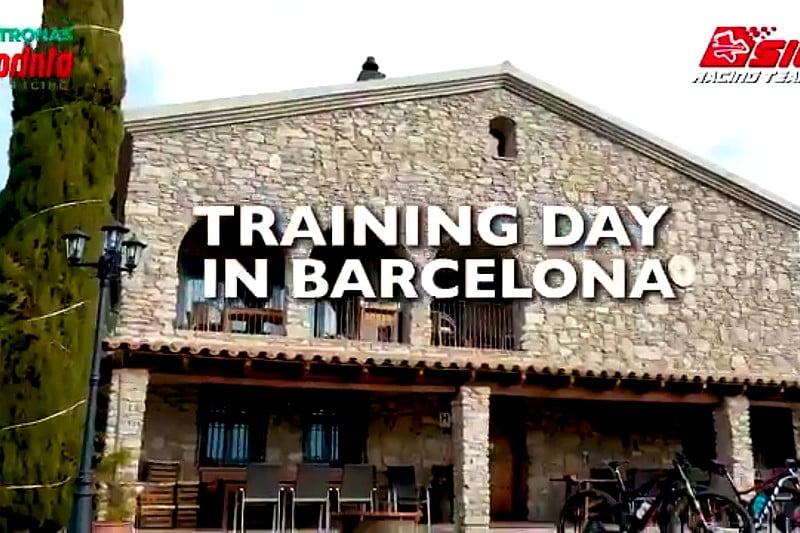 Video: A training day with the SIC Racing Team (Moto2/Moto3)