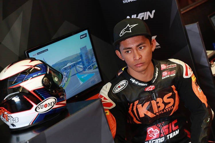 Moto2 : Zulfahmi Khairuddin capitule en rase campagne