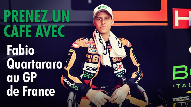 Prenez un café avec Fabio Quartararo au Grand Prix de France !