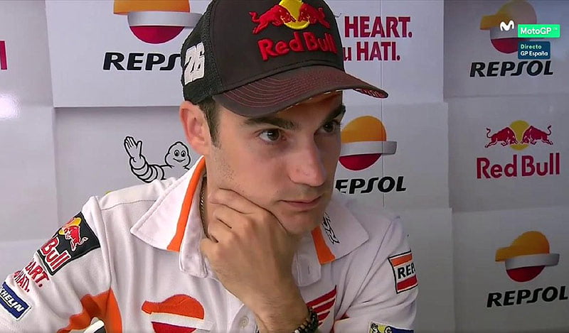 Jerez MotoGP J.3 Dani Pedrosa foi reclamar mas não foi recebido!