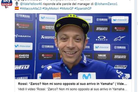 Jerez MotoGP Valentino Rossi répond à Laurent Fellon !