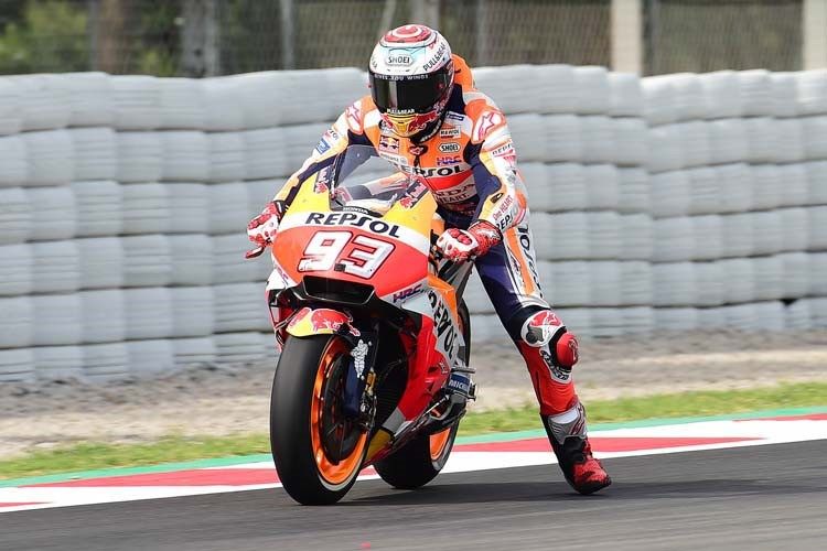 Grand Prix de Catalogne Barcelone MotoGP J.1 : Marc Marquez aime jouer avec le feu