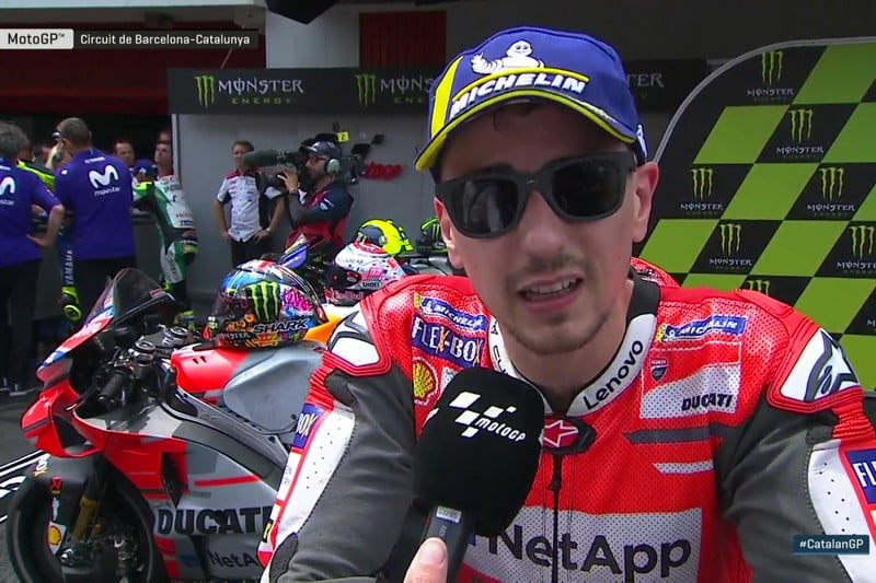 Grand Prix de Catalogne Barcelone MotoGP Course : Jorge Lorenzo « à chaud » !