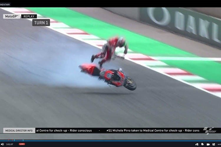 Grande Prêmio da Catalunha Barcelona MotoGP: A Comissão do Grande Prêmio esclarece coisas sobre airbags.