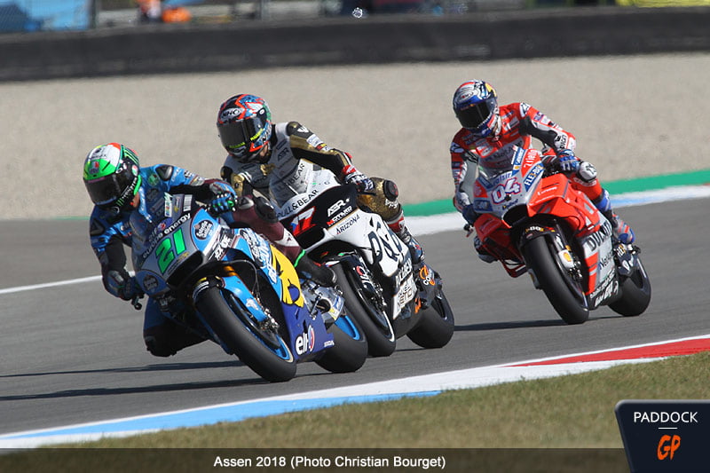 MotoGP: Franco Morbidelli stops his Dutch Grand Prix at Assen.