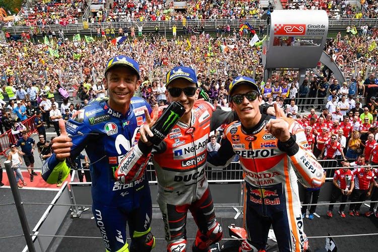 MotoGP: Depois de 99 corridas, quem, Márquez, Lorenzo ou Rossi, tem os melhores números?
