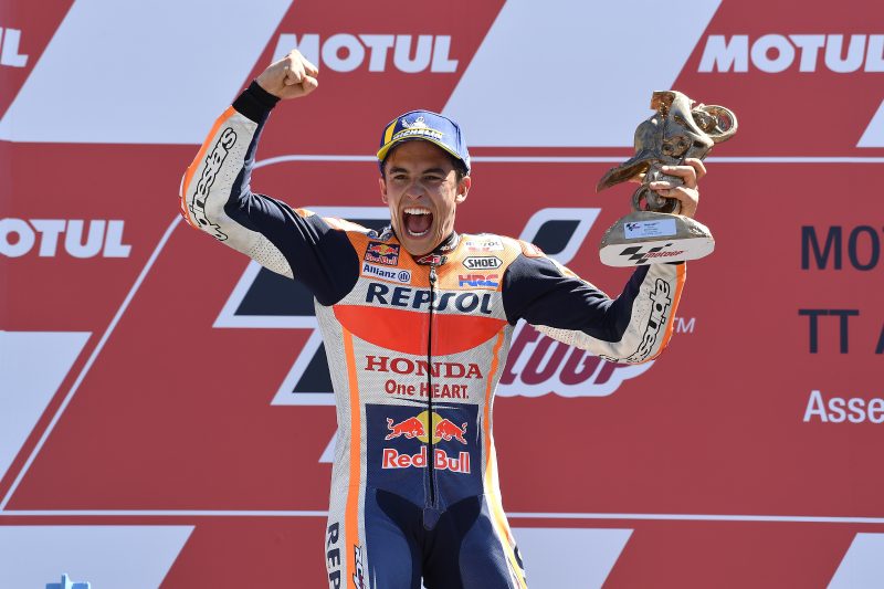 MotoGP Podium of Assen: Marc Márquez is also getting older!
