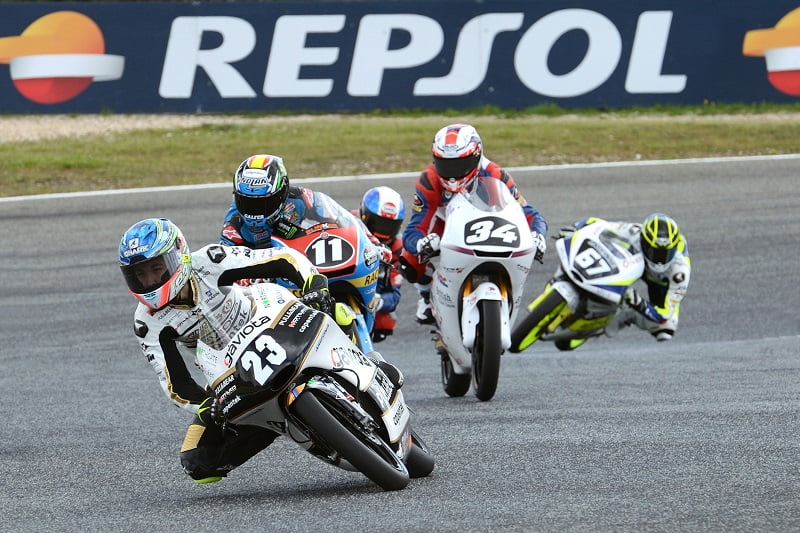 [CEV] Raul Fernandez wins in Aragon in Moto3 with a lead of 0.006