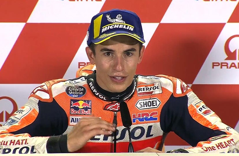 Sachsenring MotoGP J.3 Conférence course Marc Marquez : une course lente, un pneu tendre dur, une réserve sous la poignée, etc. (Intégralité)