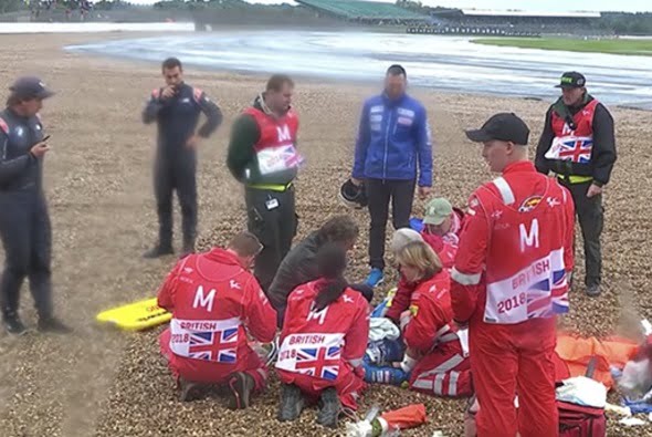 Grand Prix de Grande Bretagne, Silverstone, MotoGP J.2 : gravement blessé, la saison de Tito Rabat est peut-être déjà terminée.