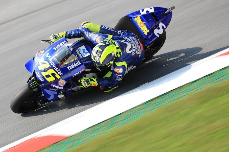 Grand Prix de Grande Bretagne, Silverstone, MotoGP J.1, Valentino Rossi : « il faut faire comme si on roulait sur une piste de motocross ».