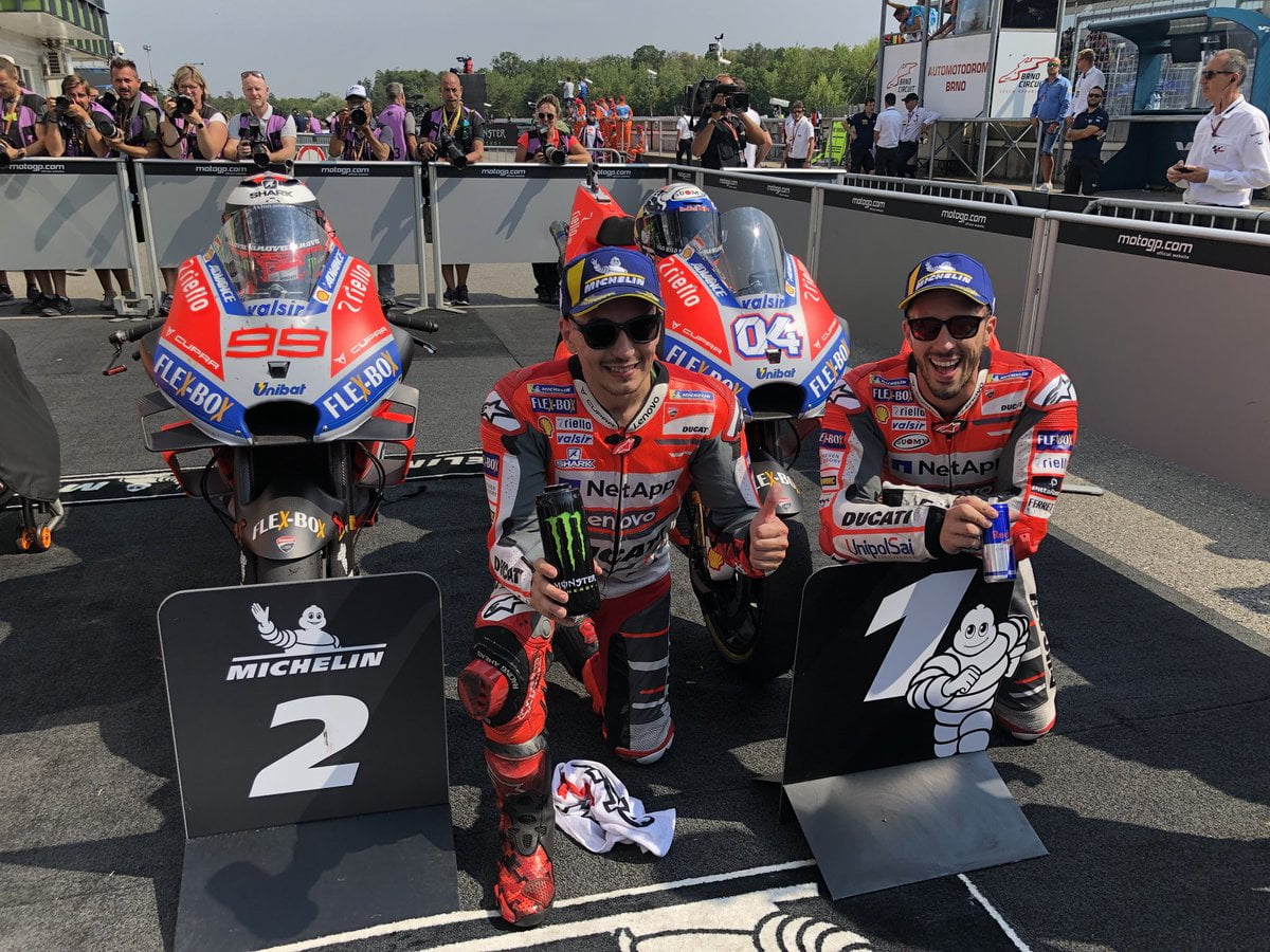 Grande Prémio da República Checa Brno MotoGP J.3 Andrea Dovizioso: “Lorenzo é uma boa pessoa”.