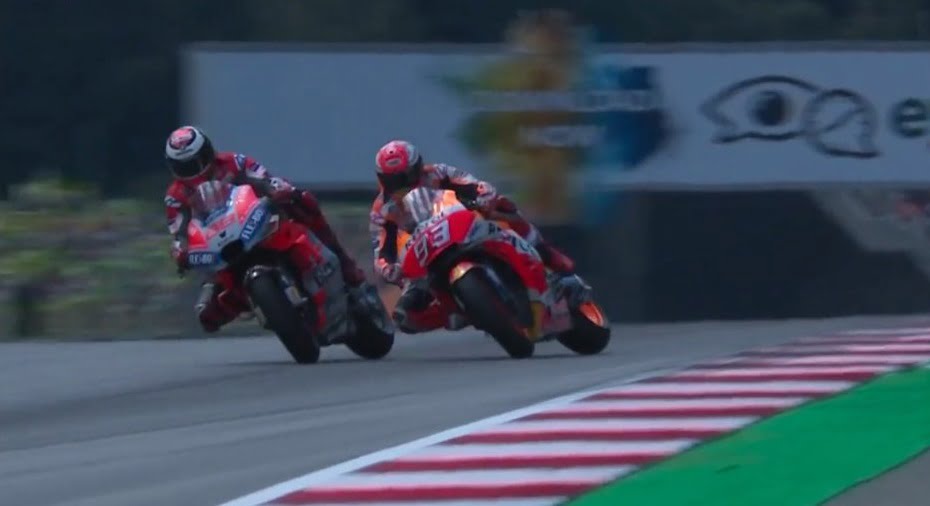 Grande Prêmio da Áustria Red Bull Ring MotoGP a corrida: Lorenzo arranca a peça de Márquez
