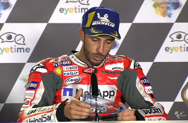 Austrian Grand Prix Red Bull Ring MotoGP J.3 Andrea Dovizioso post-race conference: disappointment, final lap analysis, etc. (Entirety)