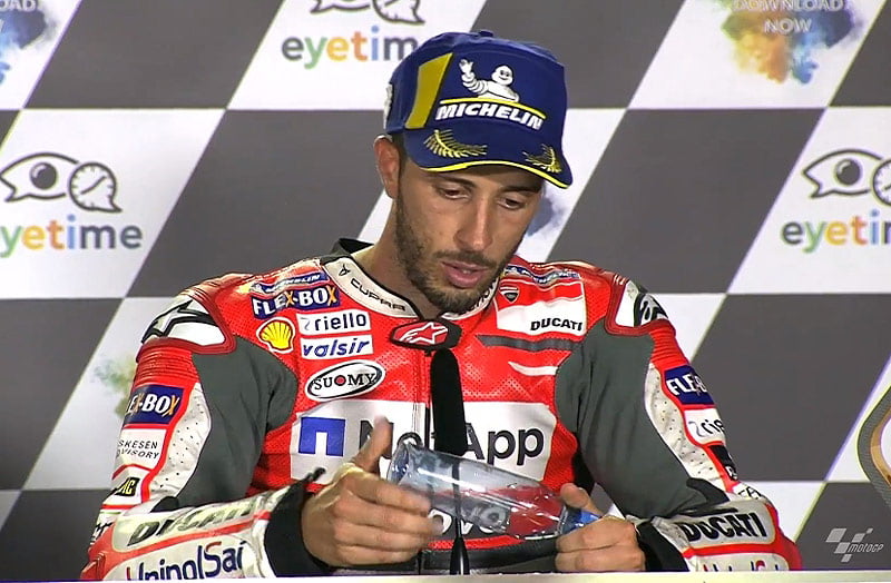 Grand Prix d'Autriche Red Bull Ring MotoGP J.3 Conférence post-course Andrea Dovizioso : la déception, l'analyse du dernier tour, etc. (Intégralité)