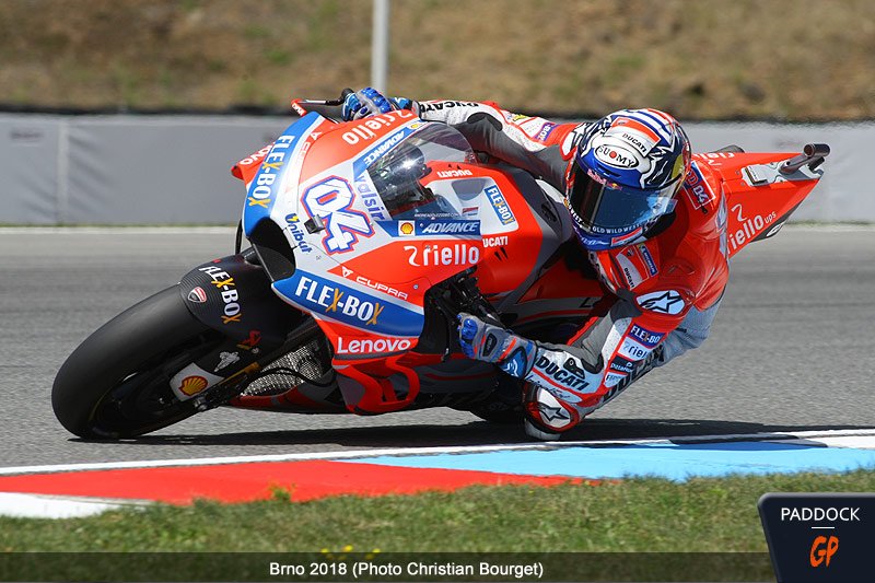 Grand Prix de la République Tchèque Brno MotoGP Q.2 : Andrea Dovizioso sort du bois et emmène Rossi avec lui !