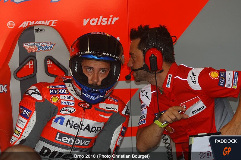 Test MotoGP Brno : Le point à 12h30. Les Ducati confirment.
